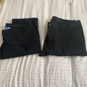 Two pair women’s stretch Simply Vera Wang Pants.